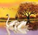 Картина из мозаики Лебеди на пруду ТМ Алмазная мозаика (DM-259, Без подрамника) — фото комплектации набора