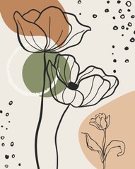 Картина Розмальовка Щасливі квіти (ACR-13064-AC) ArtCraft (Без коробки)