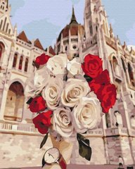 Розмальовка по номерах Троянди в Будапешті (BSM-B52415) фото інтернет-магазину Raskraski.com.ua