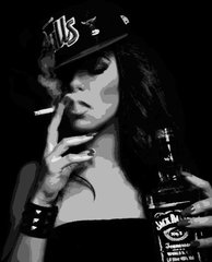 Раскраска для взрослых Вечеринка с Jack Daniels (ART-B-0419) Artissimo фото интернет-магазина Raskraski.com.ua
