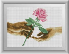 Алмазная мозаика Для тебя (роза) Dream Art (DA-30694, Без подрамника) фото интернет-магазина Raskraski.com.ua