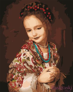 Розмальовка по номерах Україночка (AS0624) ArtStory фото інтернет-магазину Raskraski.com.ua