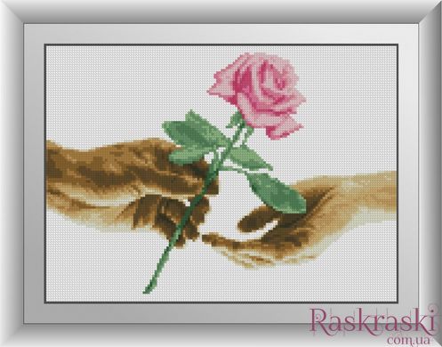 Алмазная мозаика Для тебя (роза) Dream Art (DA-30694, Без подрамника) фото интернет-магазина Raskraski.com.ua