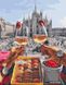 Картина за номерами Сніданок в Мілані (PGX28592) Brushme Premium — фото комплектації набору