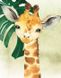 Набір алмазна вишивка Маленький жираф (JA25904) Диамантовые ручки (GU_178395) — фото комплектації набору