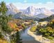 Картина по номерам Осень в горах (KHO2848) Идейка (Без коробки)