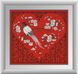 Картина алмазна вишивка Серце Осаки Dream Art (DA-30973) — фото комплектації набору