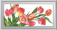 Алмазная вышивка Красота тюльпанов Dream Art (DA-30322, Без подрамника) фото интернет-магазина Raskraski.com.ua