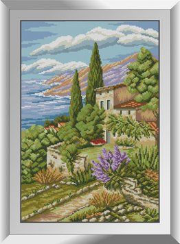 Картина алмазами Дом в горах Dream Art (DA-31406, Без подрамника) 37 x 52 см фото интернет-магазина Raskraski.com.ua