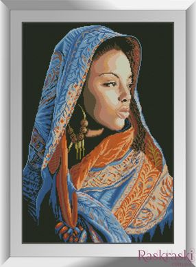 Набор алмазная вышивка Африканская девушка Dream Art (DA-31356, Без подрамника) фото интернет-магазина Raskraski.com.ua