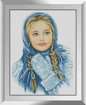 Набор алмазной мозаики Зимняя красавица Dream Art (DA-31456, Без подрамника) 45 x 58 см фото интернет-магазина Raskraski.com.ua