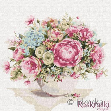 Картина за номерами Витонченість квітів (KHO3177) Идейка (Без коробки)