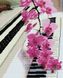 Алмазная мозаика Орхидея на пианино Никитошка (GJ5236, На подрамнике) — фото комплектации набора