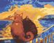 Живопись по номерам Коты на закате (KH2438) Идейка — фото комплектации набора