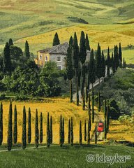 Картина по номерам Путешествие в Тоскану (KHO2297) Идейка (Без коробки)