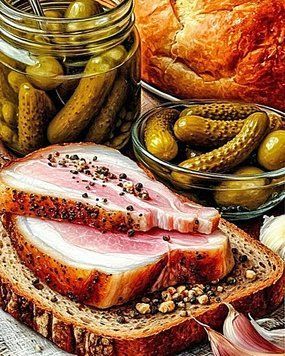 Алмазная вышивка Вкус традиций (стразы AB+FD) АлМазка (АлМ-330, Без подрамника) 40 х 50 см фото интернет-магазина Raskraski.com.ua