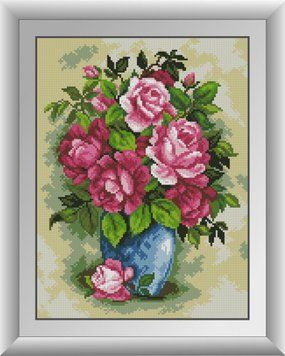 Алмазная вышивка Серце роз Dream Art (DA-30696, Без подрамника) 30 х 40 см фото интернет-магазина Raskraski.com.ua