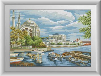 Картина стразами Ханский дворец Стамбул Dream Art (DA-30613, Без подрамника) 36 х 52 см фото интернет-магазина Raskraski.com.ua