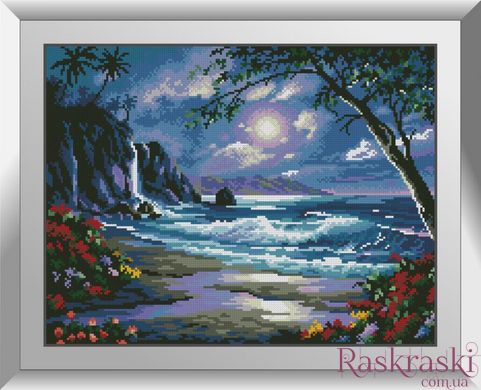 Картина из мозаики Ночное море Dream Art (DA-31224, Без подрамника) фото интернет-магазина Raskraski.com.ua
