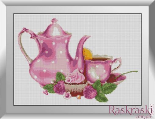 Алмазная вышивка Малиновый чай Dream Art (DA-31174, Без подрамника) фото интернет-магазина Raskraski.com.ua