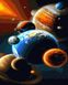 Картина по номерам Парад планет (BRM41850) — фото комплектации набора