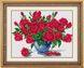 Алмазна вишивка Ваза з трояндами (повна зашивання, квадратні камені) Dream Art (DA-30239) — фото комплектації набору