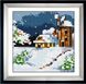 Алмазная вышивка Зимняя мельница (квадратные камни, полная зашивка) Dream Art (DA-30484, Без подрамника) — фото комплектации набора