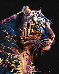 Картина за номерами Прекрасний звір з фарбами металік extra ©art_selena_ua (KHO6520) Ідейка (Без коробки)