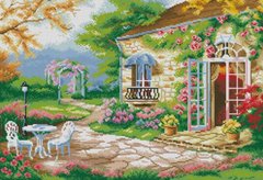 Набір алмазної вишивки Романтичний сад (42 х 62 см) Dream Art (DA-31576) фото інтернет-магазину Raskraski.com.ua