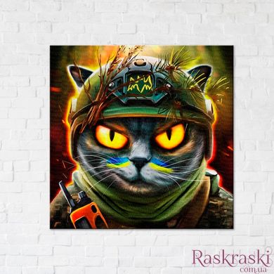 Постер Котик розвідник ©Маріанна Пащук (CN53124M) BrushMe