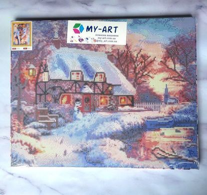Картина стразами Зимняя сказка My Art (AR-3168, На подрамнике) 40 х 50 см