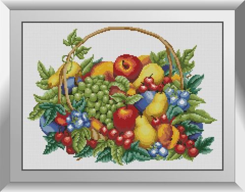 Картина стразами Кошик з фруктами Dream Art (DA-31075) 36 x 49 см фото інтернет-магазину Raskraski.com.ua