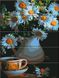 Картина за номерами на дереві Ромашки в вазі (ASW047) ArtStory — фото комплектації набору