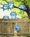 Малювання по номерам Допитливі сині коти (BRM34650) — фото комплектації набору