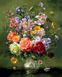 Полотно для малювання Коралові троянди і лілії (VP1054) Babylon — фото комплектації набору