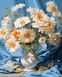 Картина за номерами Білі квіти (NIK-N697) — фото комплектації набору