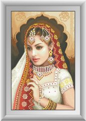 Набор алмазная вышивка Индианка (полная зашивка, квадратные камни) Dream Art (DA-30299, Без подрамника) фото интернет-магазина Raskraski.com.ua