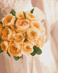 Картина по номерам Букет невесты (BSM-B37531) фото интернет-магазина Raskraski.com.ua