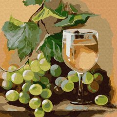 Рисование по номерам Сладкий виноград (KHO5624) Идейка (Без коробки)