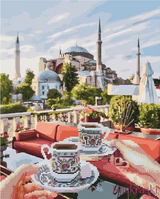 Алмазна картина Чаювання в Стамбулі (BGZS1150) НикиТошка фото інтернет-магазину Raskraski.com.ua