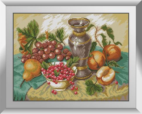 Картина из страз Натюрморт со смородиной Dream Art (DA-31276, Без подрамника) 38 x 50 см фото интернет-магазина Raskraski.com.ua