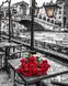 Раскраски по номерам Розы под дождем (BRM9754) — фото комплектации набора