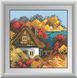 Набор алмазная вышивка Осенний домик (квадратные камни, полная зашивка) Dream Art (DA-30486, Без подрамника) — фото комплектации набора