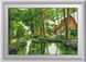 Алмазная техника Дом в лесу Dream Art (DA-30876, Без подрамника) — фото комплектации набора