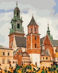 Картина по цифрам Вавельський замок в Кракові (BS53431) (Без коробки)