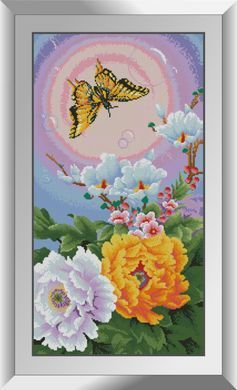 Картина мозаика Полет бабочки Dream Art (DA-31077, Без подрамника) 38 x 72 см фото интернет-магазина Raskraski.com.ua