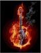 Рисование по номерам Огненная гитара (BRM21922) — фото комплектации набора