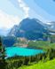 Картина по номерам Альпийское озеро (BRM39382) — фото комплектации набора