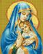 Набор алмазная вышивка Дева Мария с Иисусом Никитошка (EJ745, На подрамнике) — фото комплектации набора
