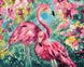 Картина по номерам Фламинго в цветах (BRM33251) — фото комплектации набора